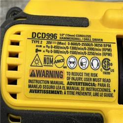 AS-IS DEWALT 20V MAX XR Cordless Brushless 3-Speed 1/2 in. Hammer Drill (Tool Only)