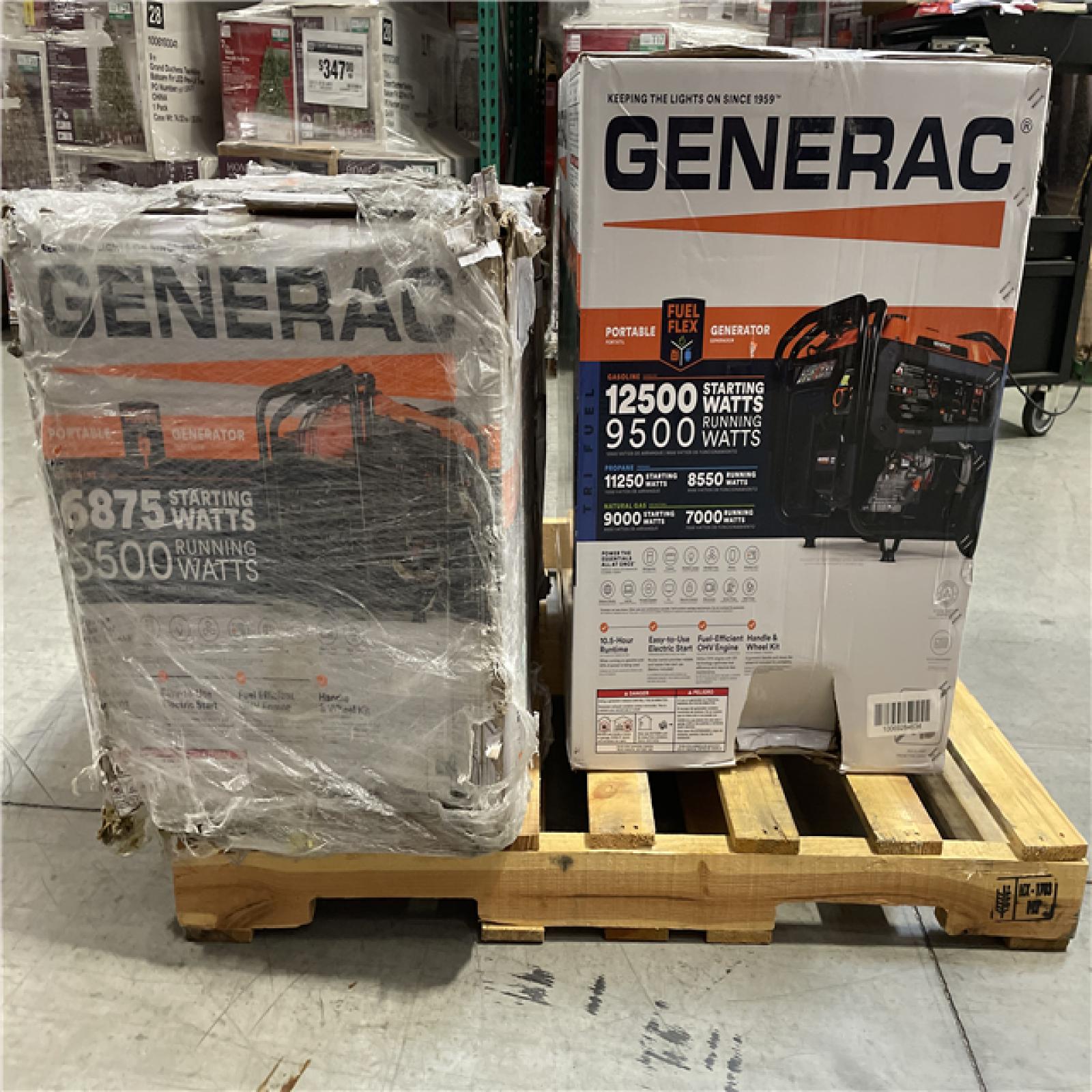 DALLAS LOCATION- AS-IS MIXED GENERATOR PALLET (2 UNITS)