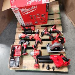 California NEW Milwaukee M18 9-Tool Combo Kit, includes (2) Batteries & Charger