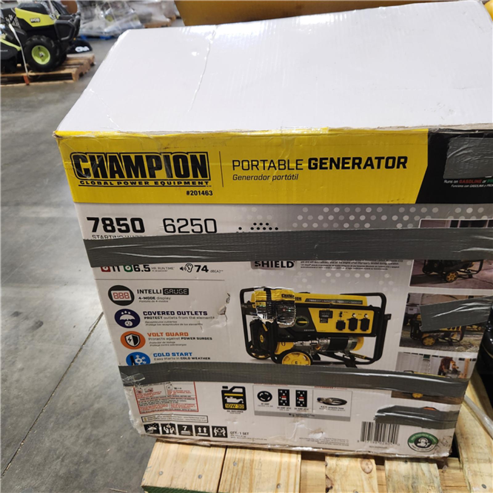 Dallas Location - As-Is Champion Power Equipment 7850/6250-Watt Gasoline Portable Generator