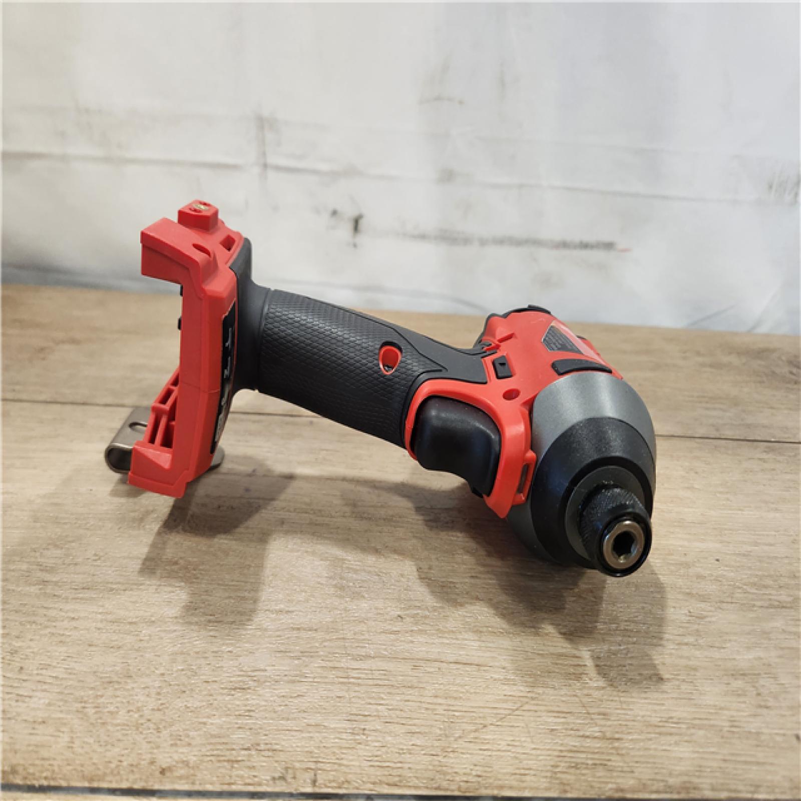 AS-IS- Milwaukee FUEL 18V Lithium-Ion Brushless Cordless 1/4 in. Hex Impact Driver (Tool-Only)