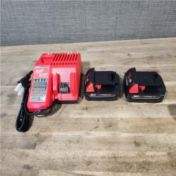 HOUSTON LOCATION - AS-IS MILWAUKEE 3 TOOL COMBO KIT W/ (2) BATTERY & CHARGER