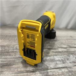 AS-IS DEWALT 20-Volt MAX Cordless Brushless 4-1/2 in. Angle Grinder with Slide Switch (Tool Only)