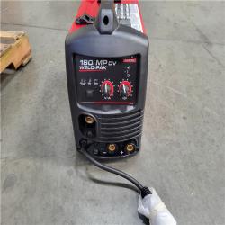 CALIFORNIA NEW LINCOLN ELECTRIC 180 I MP DV WELD-PAK