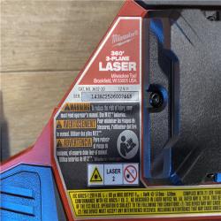 AS-IS Milwaukee 12-Volt Lithium-Ion Cordless Green 250 ft. 3-Plane Laser Level Kit