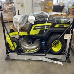 DALLAS LOCATION - RYOBI 80V HP Brushless 42 in. Battery Electric Cordless Zero Turn Riding Mower (2) 80V Batteries (2) 40V Batteries and Charger