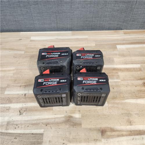 HOUSTON LOCATION - AS-IS MILWAUKEE FORGE BATTERY PACK QTY - 4