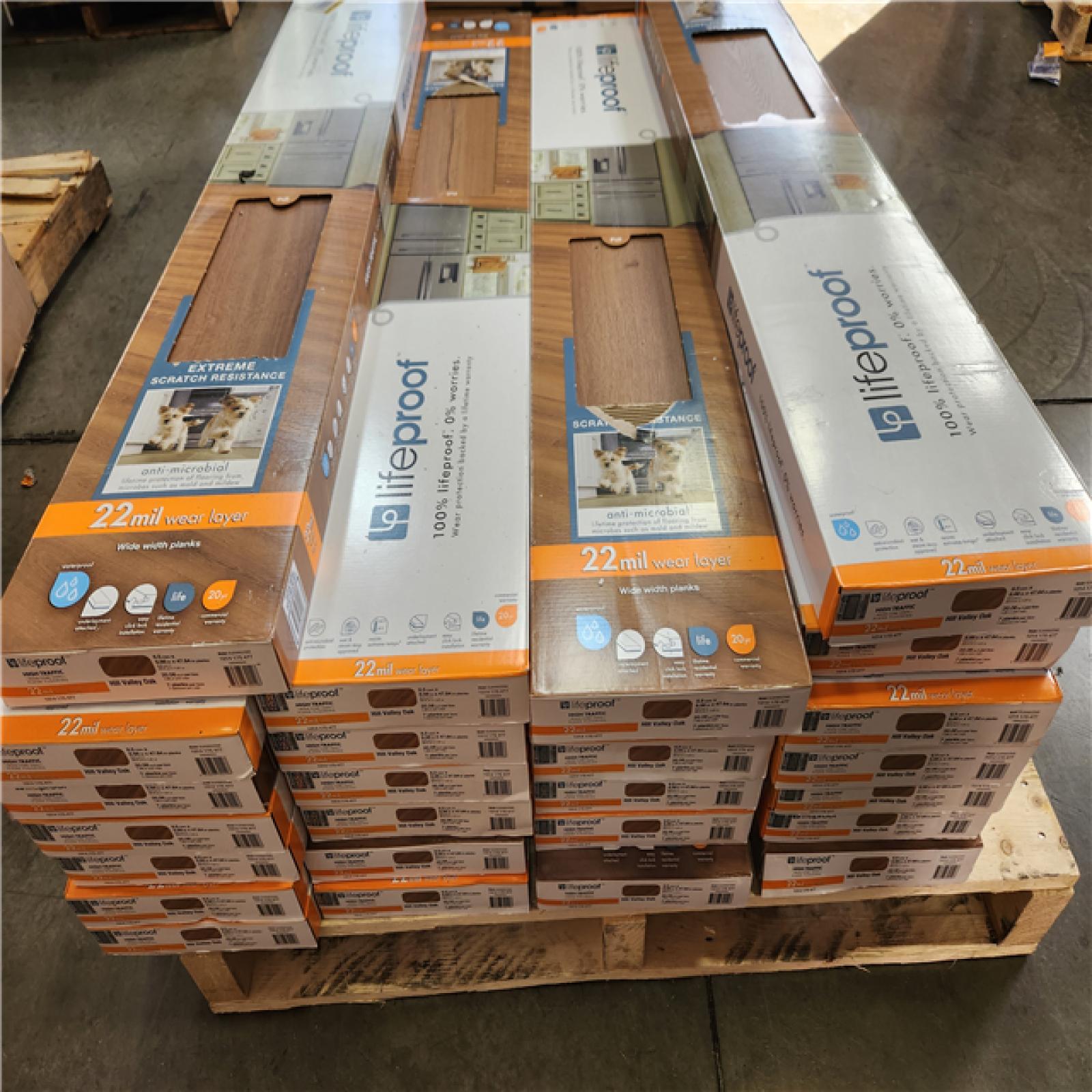 Phoenix NEW Lifeproof Hill Valley Oak 22 MIL x 9 in. W x 48 in. L Waterproof Click Lock Luxury Vinyl Plank Flooring (520 sq. ft. /26 Case)