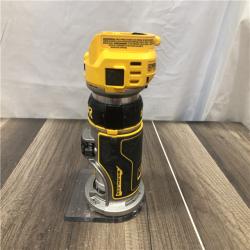 AS-IS DEWALT 20V MAX XR Cordless Brushless Fixed Base Compact Router (Tool Only)