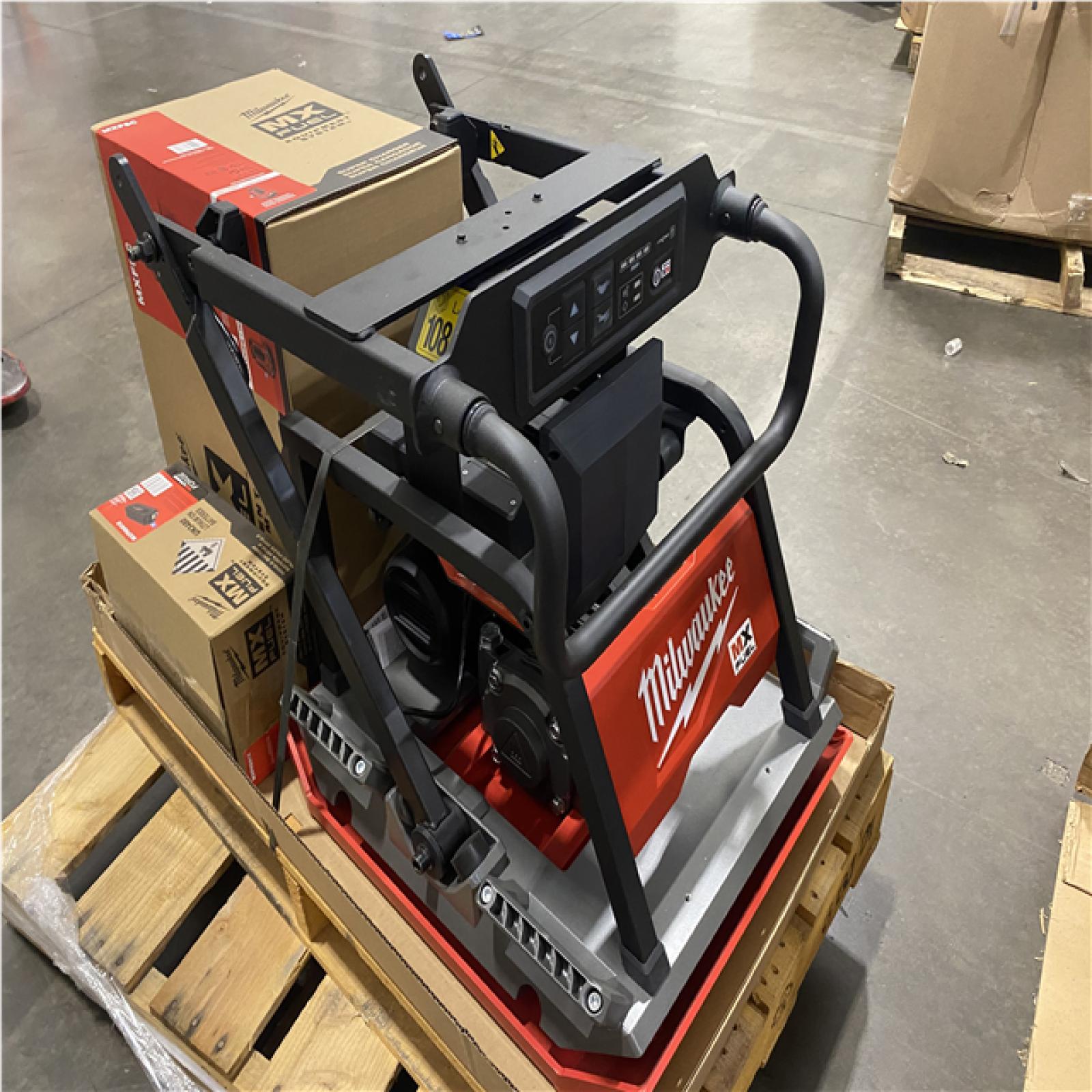 Dallas Location - As-Is Milwaukee MX FUEL Plate Compactor Kit MXF220-2HD (Like New Condition)