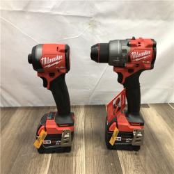 AS-IS Milwaukee FUEL 18V Lithium-Ion Brushless Cordless Hammer Drill and Impact Driver Combo Kit