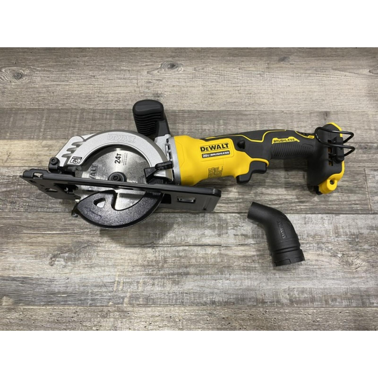 AS-IS DEWALT ATOMIC 20V MAX Cordless Brushless 4-1/2 in. Circular Saw (Tool Only)