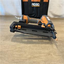 AS-IS RIDGID Pneumatic 16-Gauge 2-1/2 in. Straight Finish Nailer with CLEAN DRIVE Technology