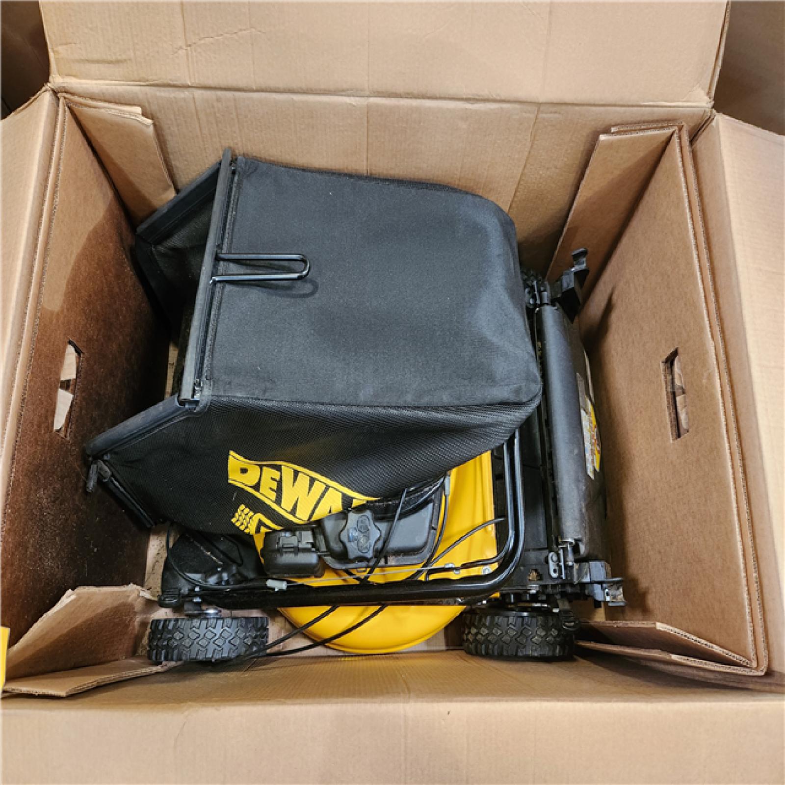 Phoenix AS-IS DEWALT 21 in. 150cc Briggs and Stratton 625ex Engine Rear Wheel Drive 2-in-1 Gas Self Propelled Walk Behind Lawn Mower