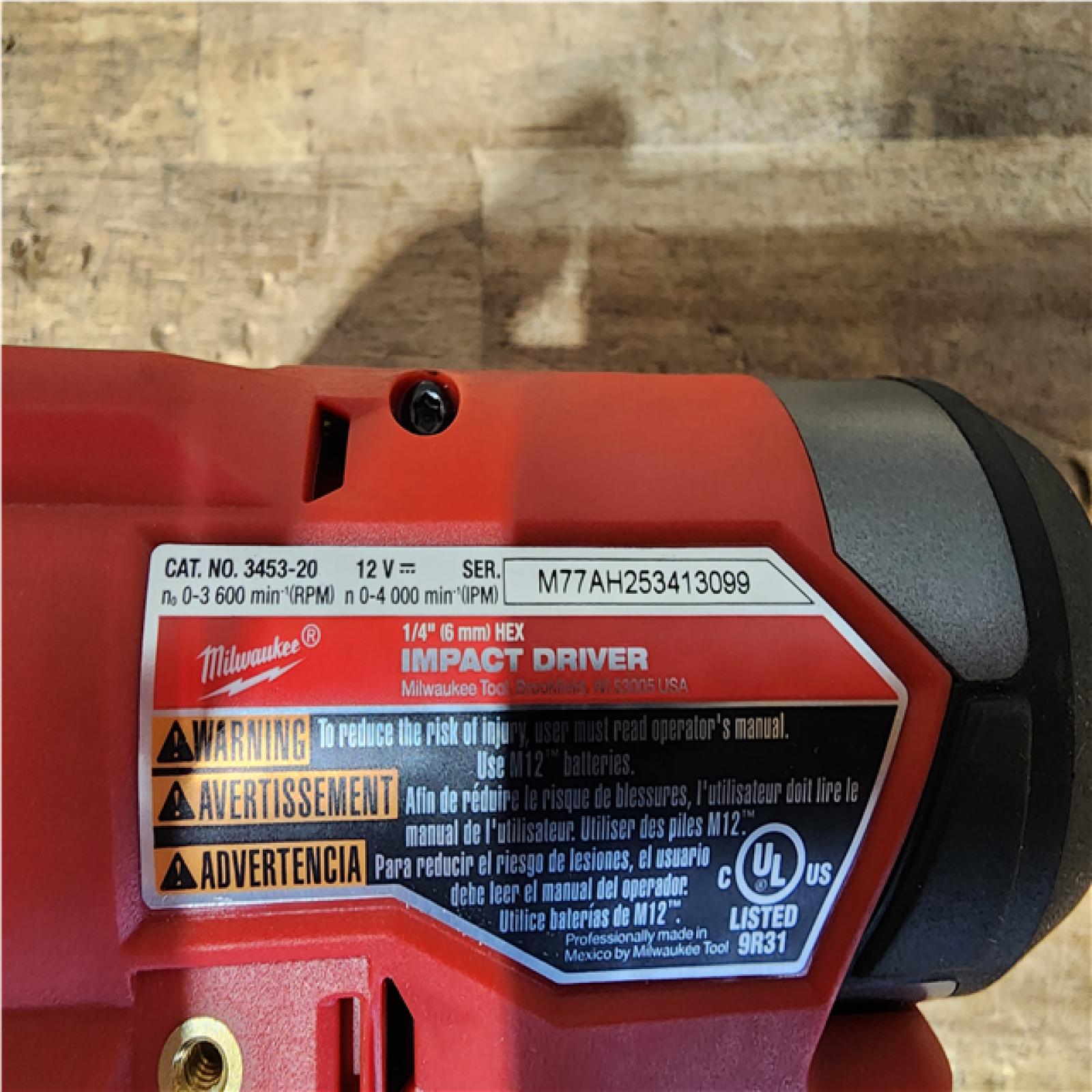 Houston Location AS-IS Milwaukee FUEL Impact Driver
