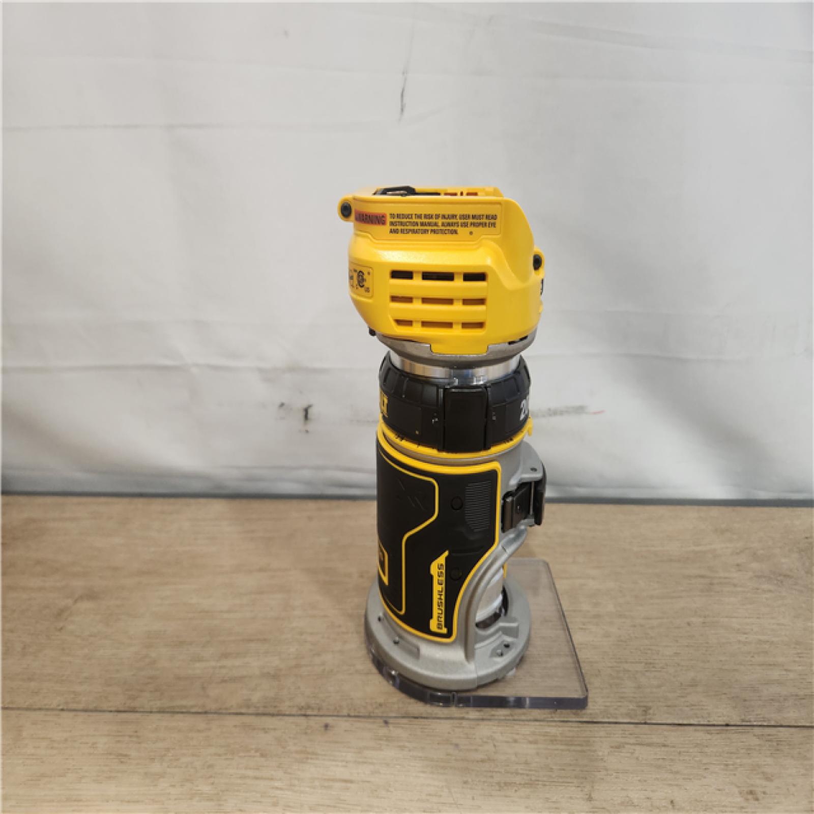 AS-IS- DEWALT 20V MAX XR Cordless Brushless Fixed Base Compact Router (Tool Only)