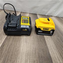 AS-IS DEWALT 20-Volt Maximum XR 5.0 Ah Battery Pack and Charger