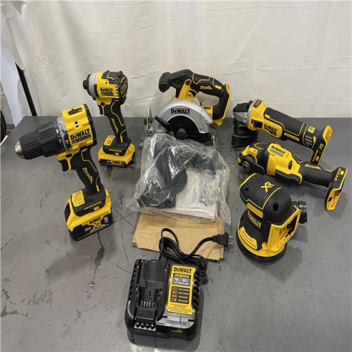 AS-IS - DEWALT 20-Volt MAX ToughSystem Lithium-Ion 6-Tool Cordless Combo Kit