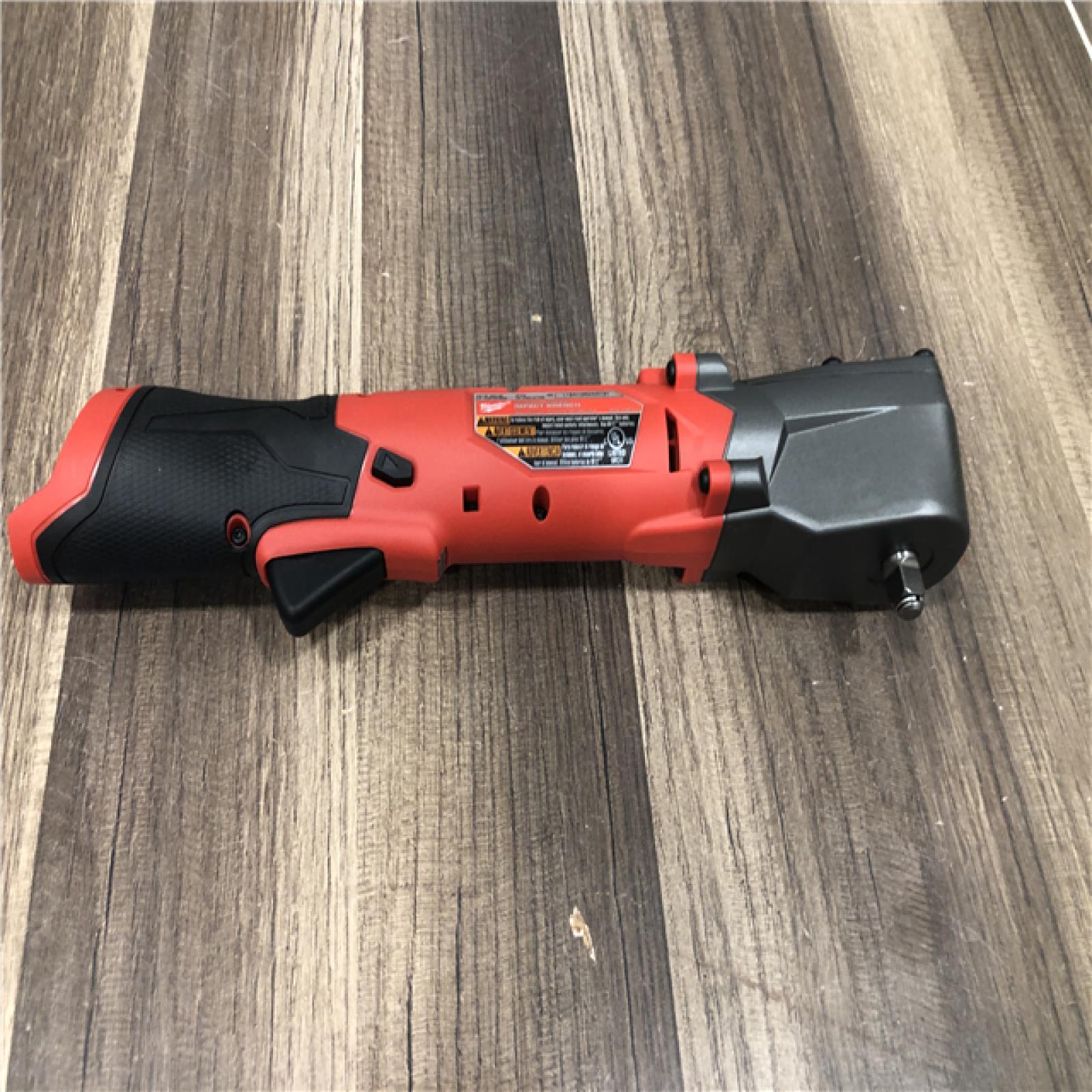 AS-IS Milwaukee  FUEL 12V Lithium-Ion Brushless Cordless 3/8 in. Right Angle Impact Wrench (Tool-Only)