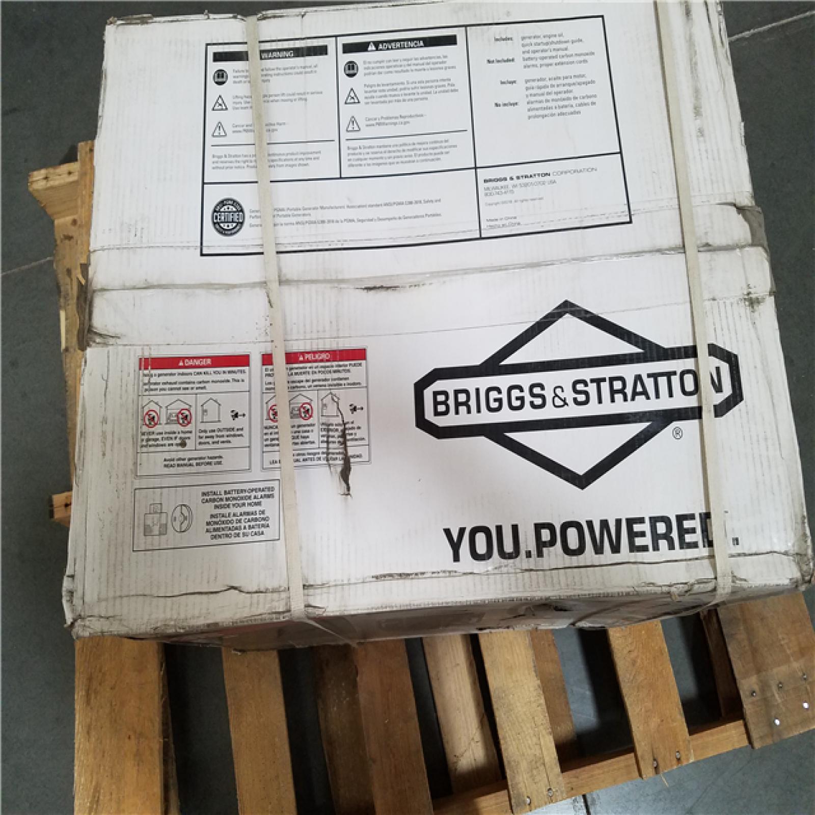 California NEW Briggs & Stratton S3500 Portable Generator
