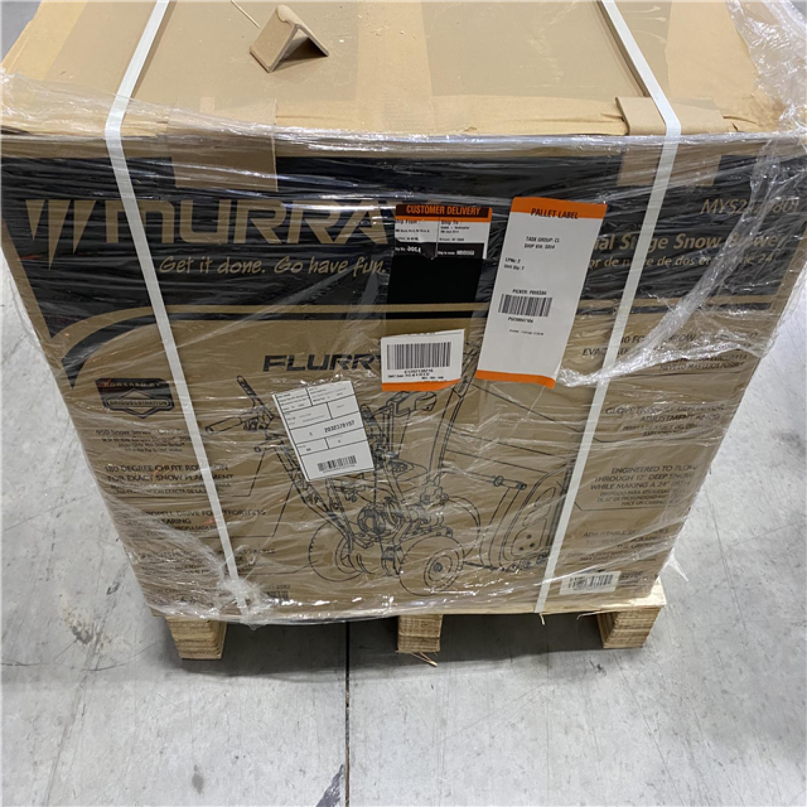 DALLAS LOCATION - Murray 24 in. 208cc Self-Propelled 2-Stage Gas Snow Blower with Electric Start