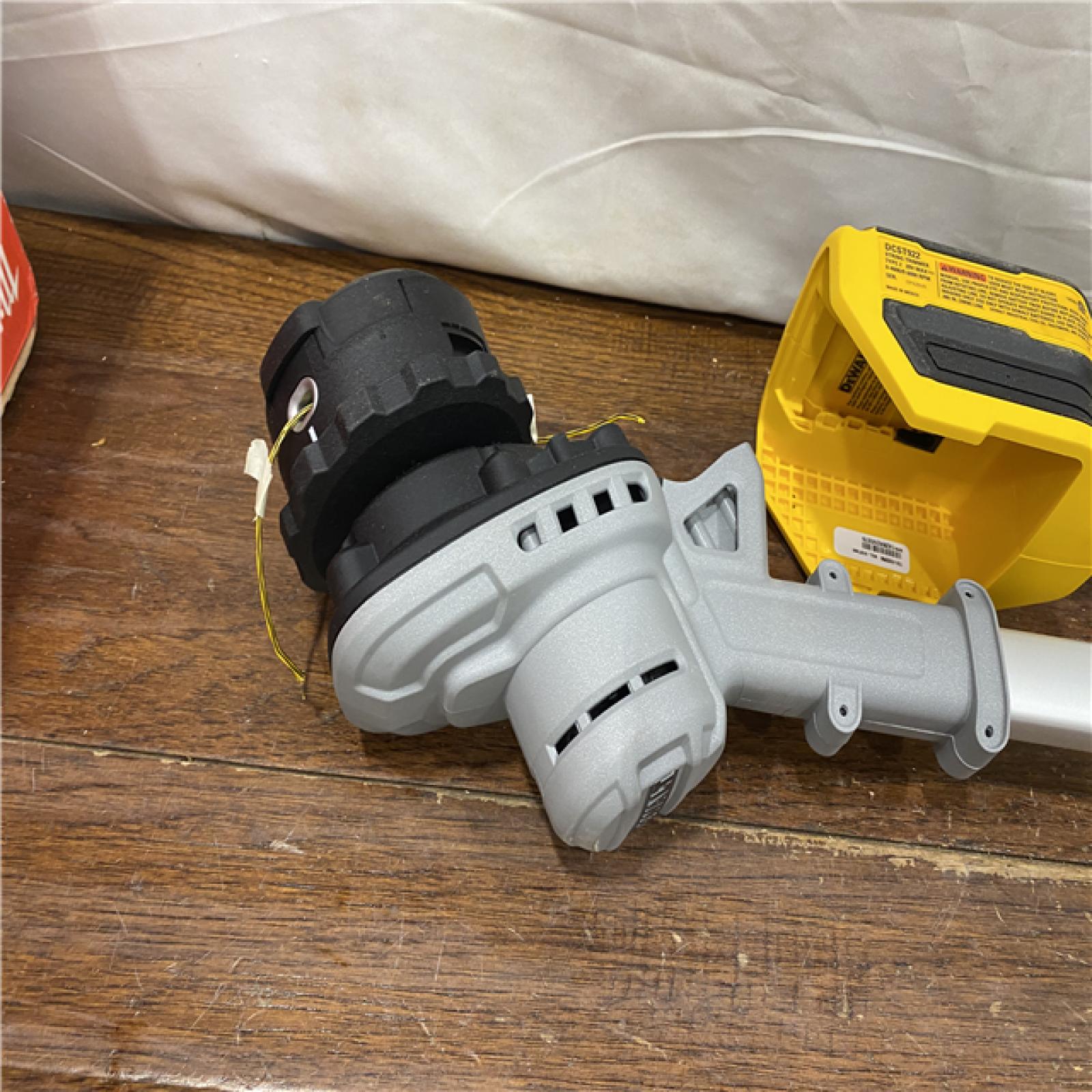 AS-IS DeWalt 20V MAX 14 in. Brushless Cordless Battery Powered Foldable String Trimmer Kit with (1) 5 Ah Battery & Charger