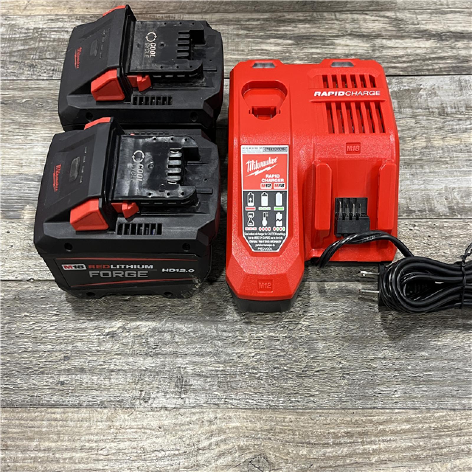 AS-IS Milwaukee FUEL 18V Lithium-Ion Brushless Cordless 1 in. Impact Wrench Extended Reach D-Handle Kit