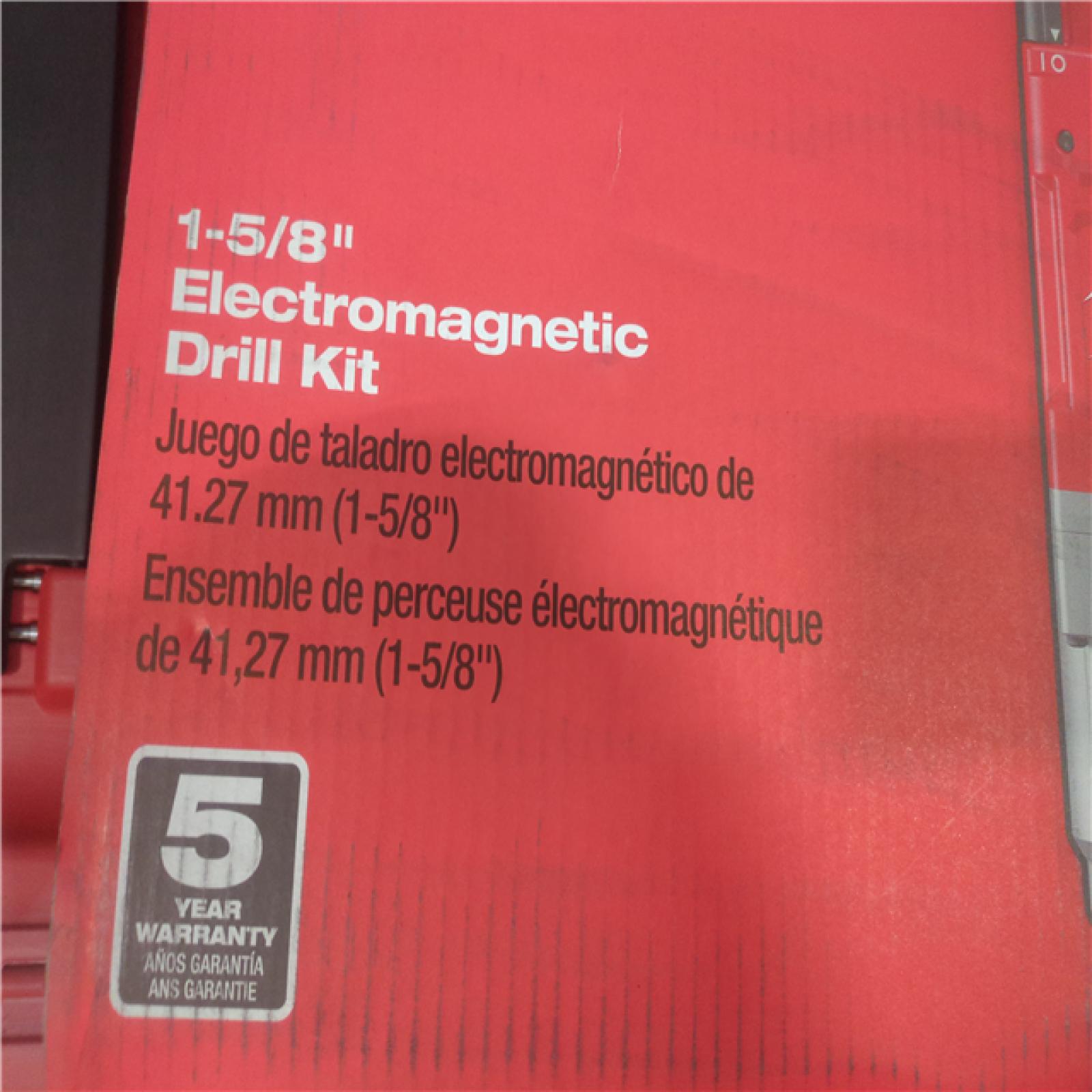 CALIFORNIA AS-IS MIWUAKEE ELECTROMAGNETIC DRILL KIT
