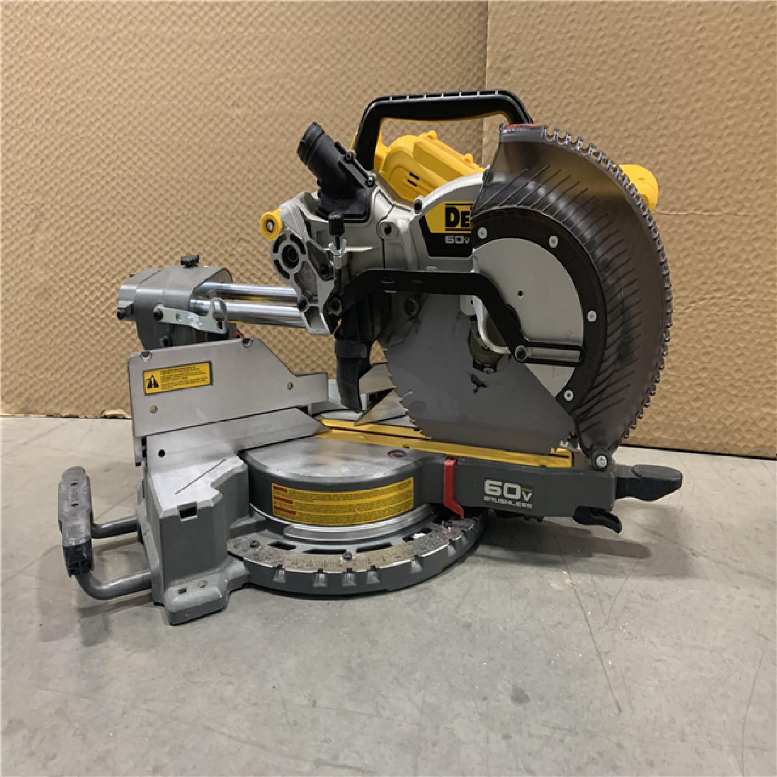 AS-IS - DEWALT 60V Lithium-Ion 12 in. Cordless Sliding Miter Saw (Tool Only)