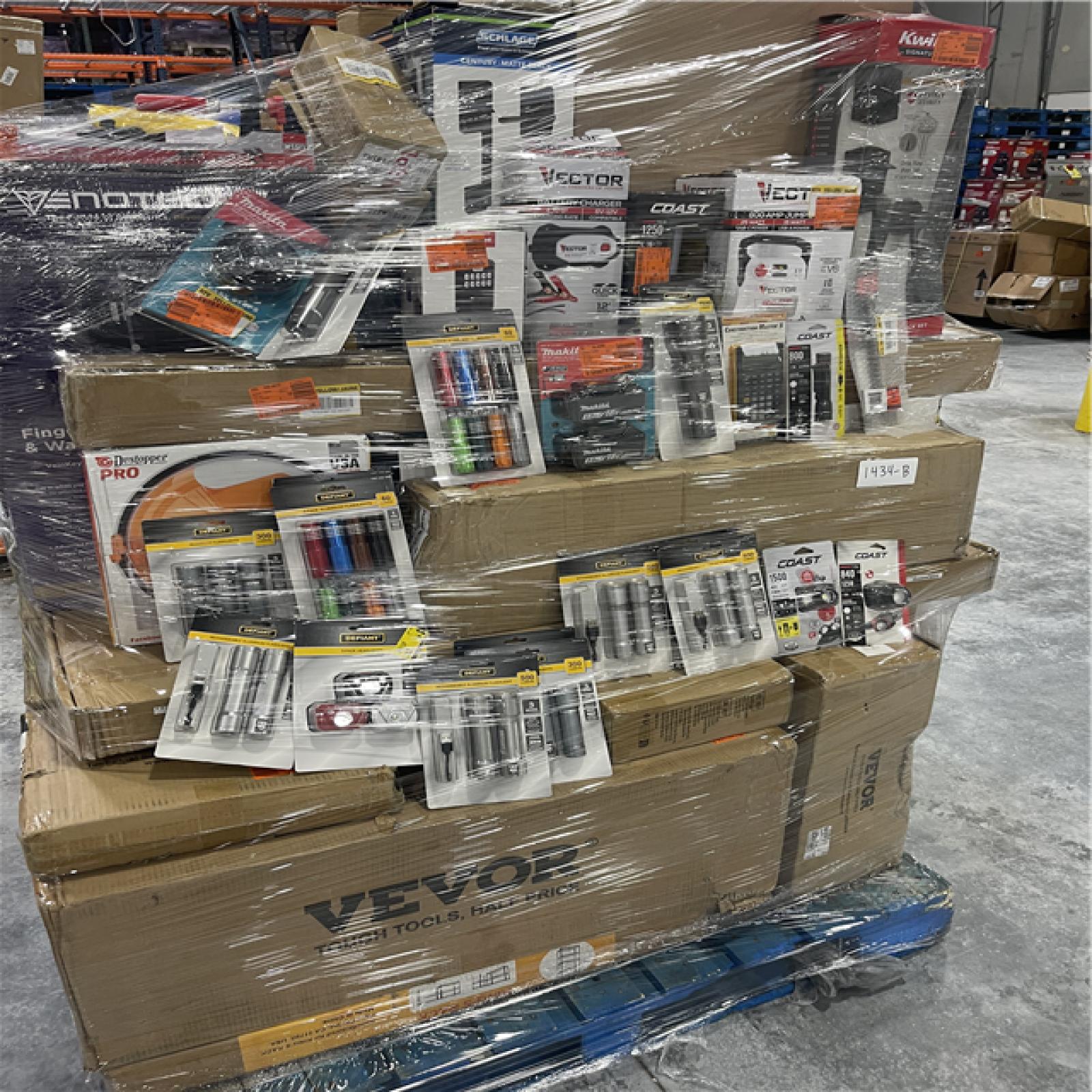 Atlanta Location As-Is Tools and More Partial Truckload (13 Pallets) 1434-B