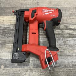 AS-IS Milwaukee FUEL 18-Volt Lithium-Ion Brushless Cordless 18-Gauge 1/4 in. Narrow Crown Stapler (Tool-Only)