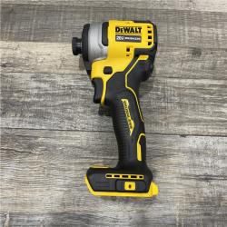 AS-IS DEWALT Atomic 20V Max Lithium-Ion Brushless Cordless Compact 1/4 in. Impact Driver Kit