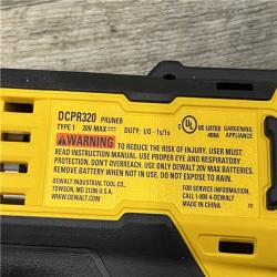 AS-IS DEWALT 20V MAX Cordless Battery Powered Pruner Kit