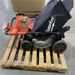 As-Is Milwaukee M18 FUEL Brushless Cordless 21 in. Walk Behind Dual Battery Self-Propelled Mower Kit