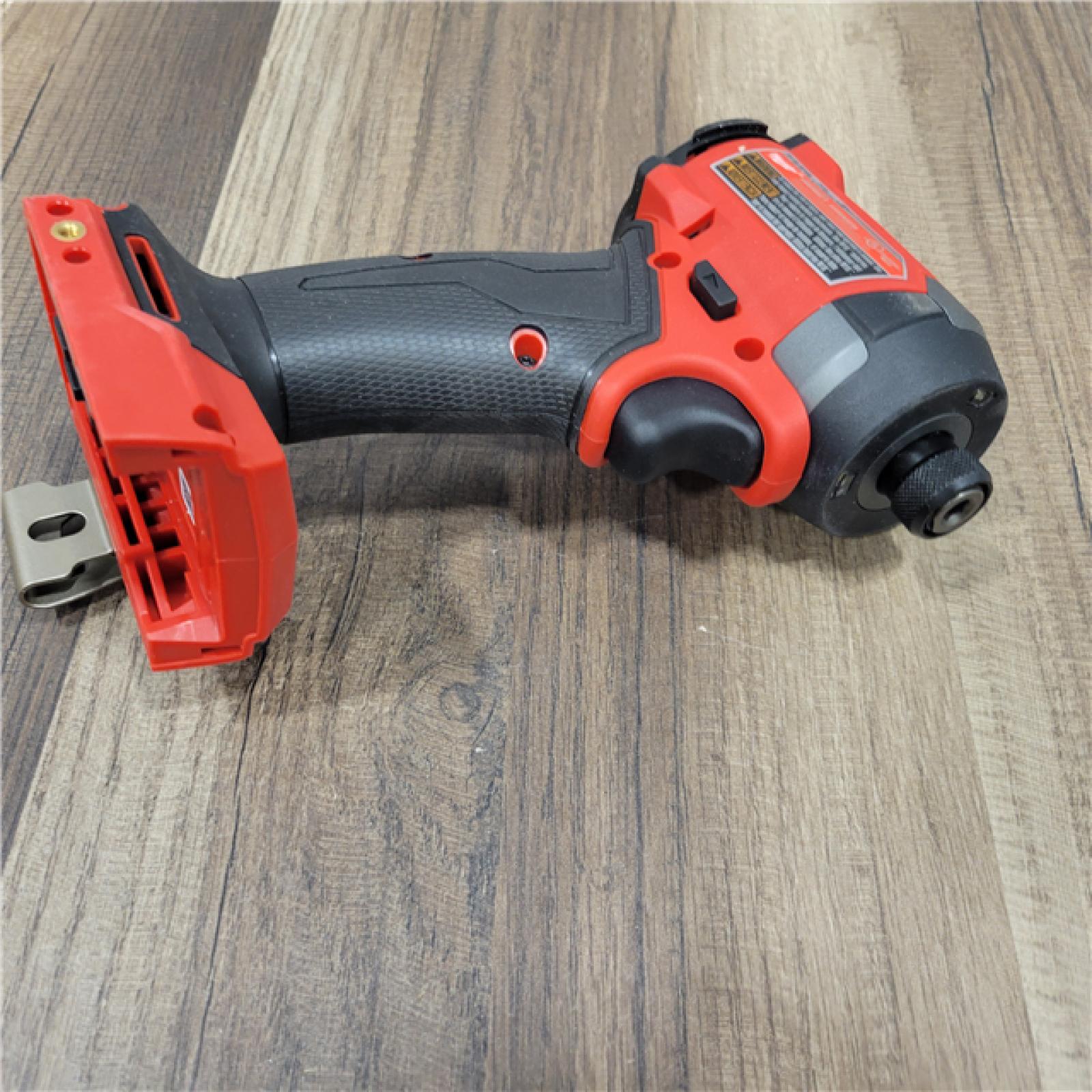 GOOD Milwaukee 2953-20 18V Lithium-Ion Brushless Cordless 1/4   Hex Impact Driver Bare Tool  Red