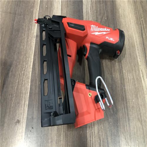 AS-IS Milwaukee FUEL 18-Volt Lithium-Ion Brushless Cordless Gen II 16-Gauge Angled Finish Nailer (Tool-Only)