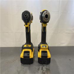AS-IS - DEWALT 20V MAX XR Hammer Drill and ATOMIC Impact Driver 2 Tool Cordless Combo Kit