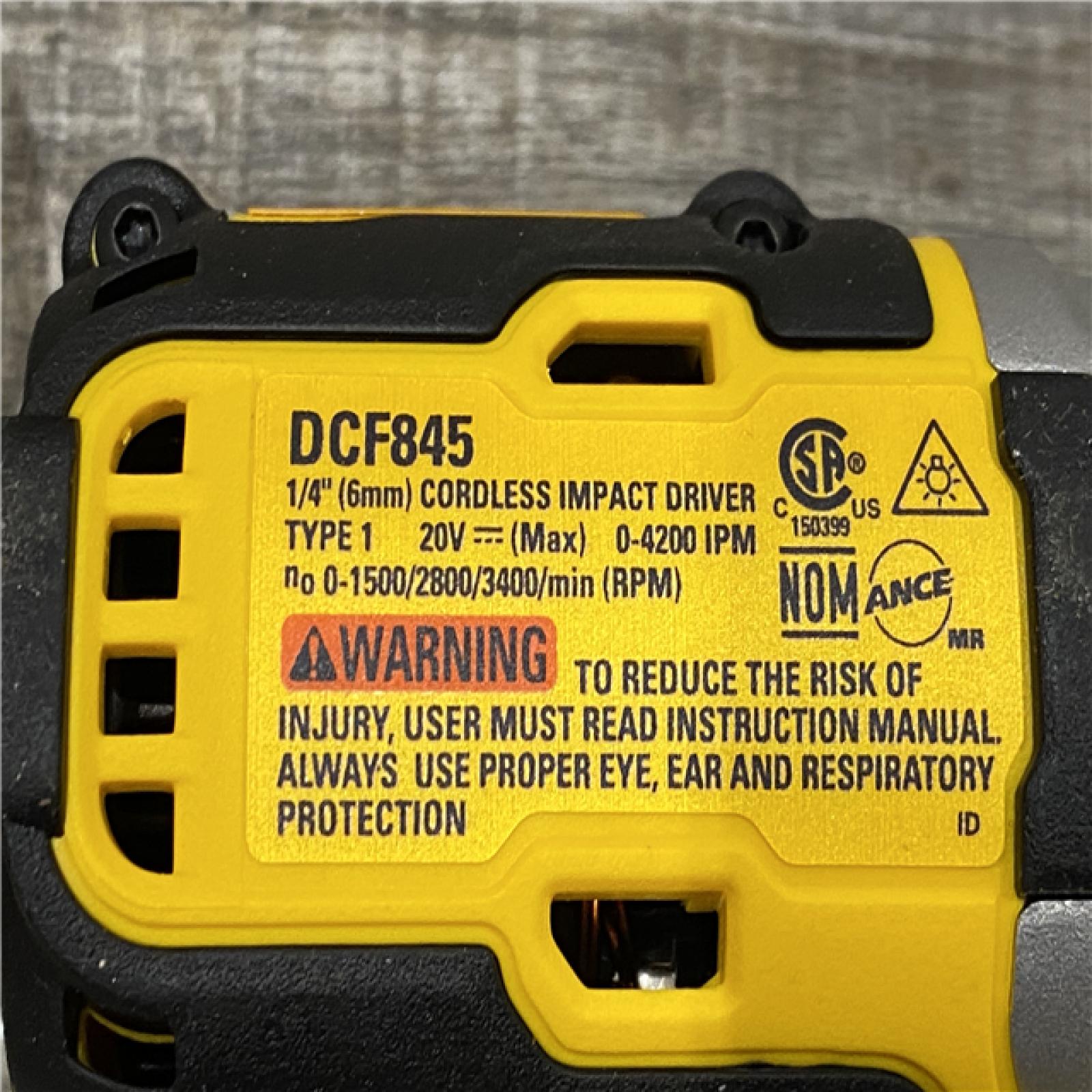 AS-IS DEWALT 20-Volt Maximum XR Cordless Brushless 1/4 in. 3-Speed Impact Driver (Tool-Only)