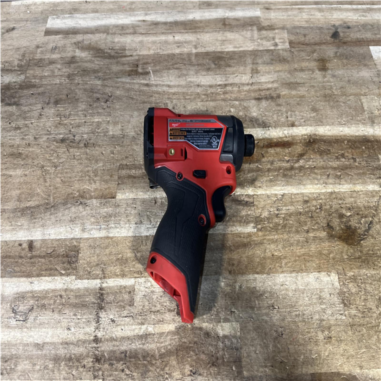 Houston Location AS-IS Milwaukee FUEL 12V Lithium-Ion Brushless Cordless 1/4 in. Hex Impact Driver (Tool-Only)