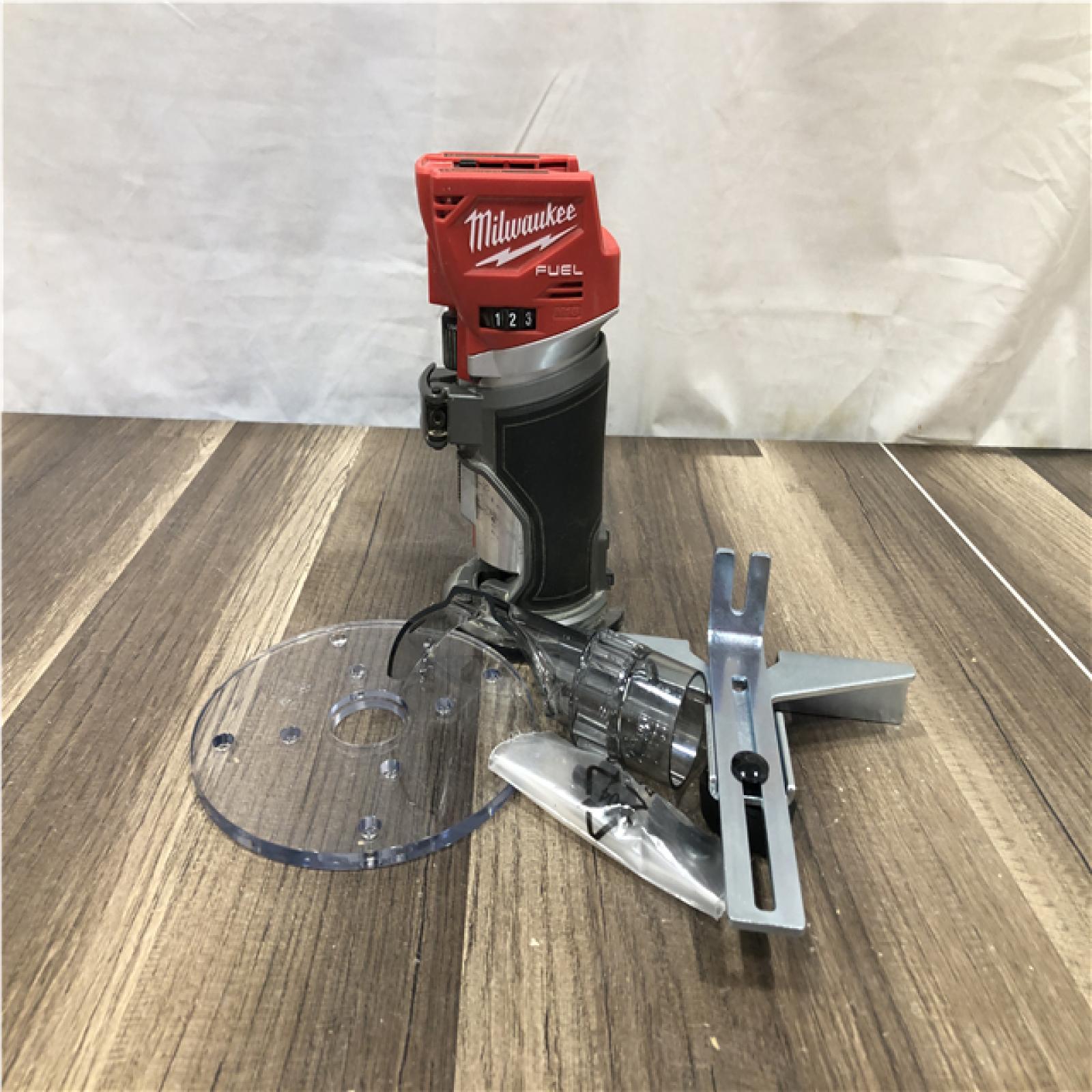 AS-IS Milwaukee  FUEL 18V Lithium-Ion Brushless Cordless Compact Router (Tool-Only)