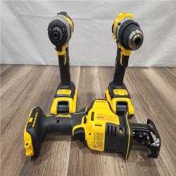 AS-IS- DeWalt 20V MAX ATOMIC Cordless Brushless 4-Tool Combo Kit