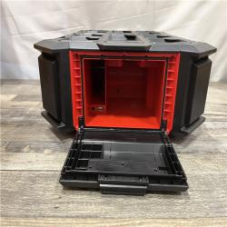 AS-IS Milwaukee  Lithium-Ion Cordless PACKOUT Radio/Speaker with Built-In Charger