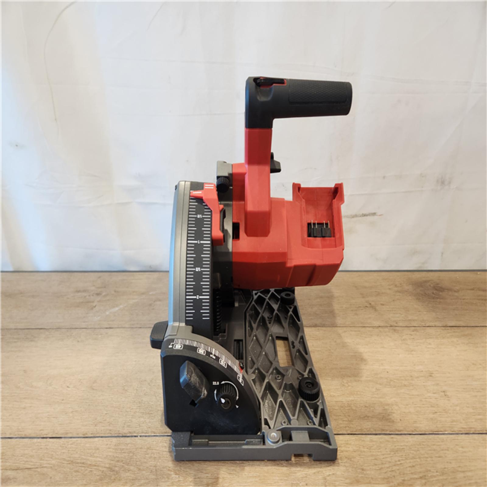 AS-IS- Milwaukee  FUEL 18V Lithium-Ion Cordless Brushless 6-1/2 in. Plunge Cut Track Saw (Tool-Only)