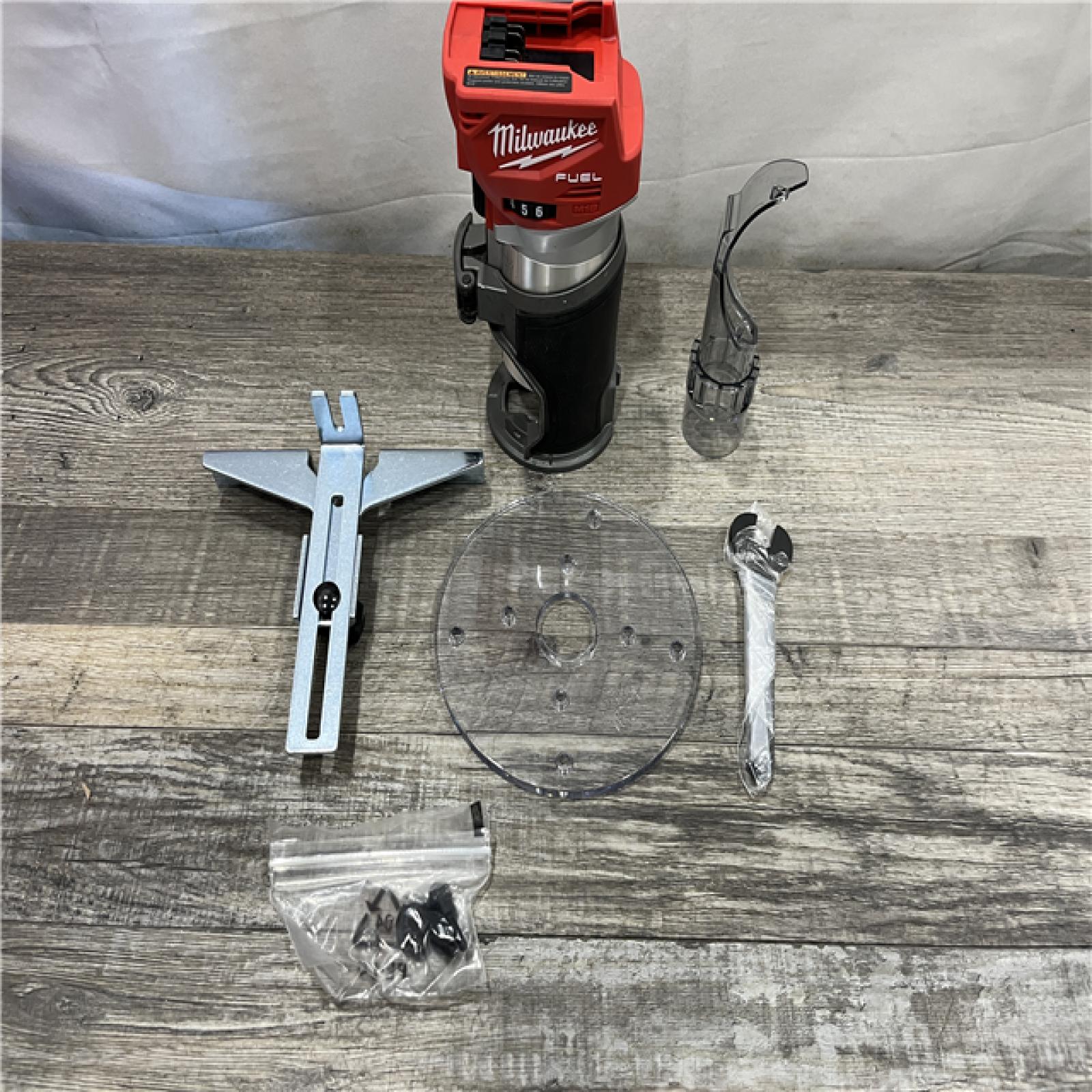 AS-IS Milwaukee FUEL 18V Lithium-Ion Brushless Cordless Compact Router (Tool-Only)