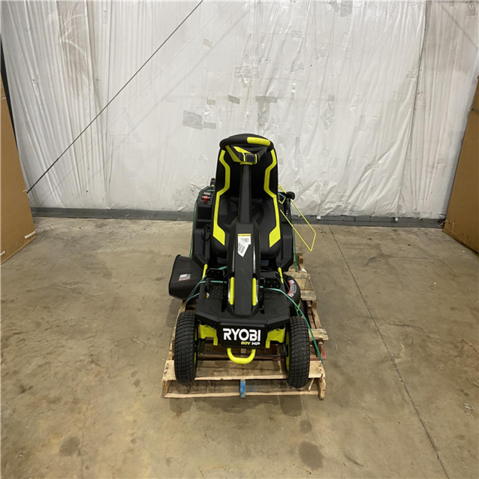 Houston Location - AS-IS Tool Pallet RYOBI 80V HP 30 INCH SIT DOWN MOWER