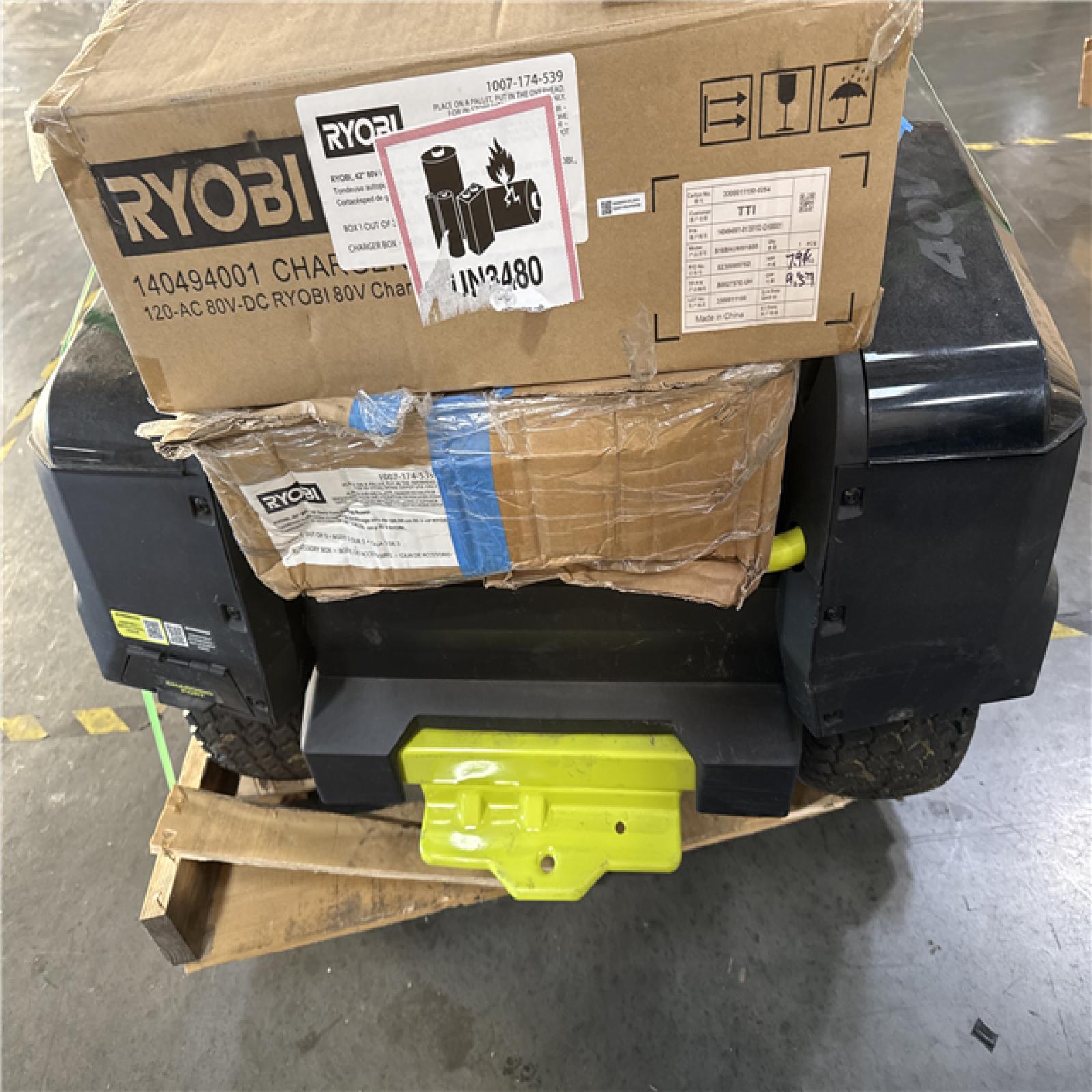 California AS-IS Ryobi 80V HP Brushless Riding Mower Z42Li