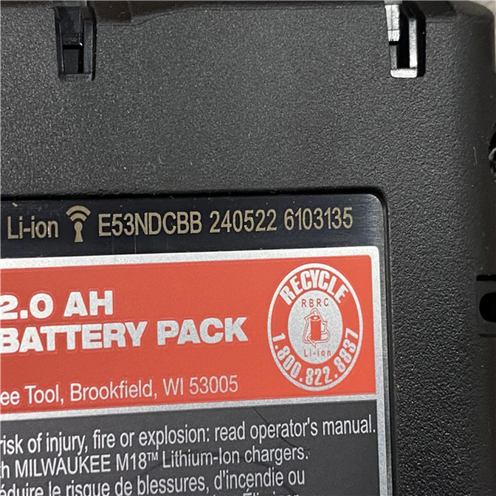 AS-IS Milwaukee 18V Lithium-Ion Brushless Cordless Compact Drill/Impact Combo Kit