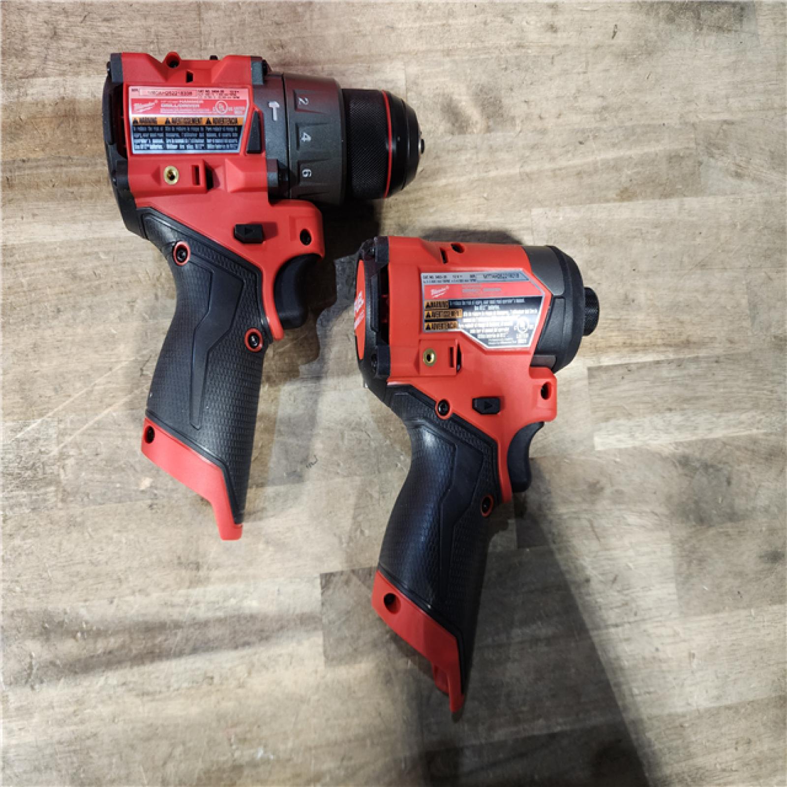 HOUSTON LOCATION - AS-IS (APPEARS LIKE NEW) Milwaukee FUEL 12-Volt Lithium-Ion Brushless Cordless Hammer Drill and Impact Driver Combo Kit
