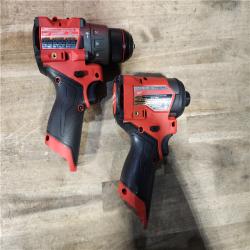 HOUSTON LOCATION - AS-IS (APPEARS LIKE NEW) Milwaukee FUEL 12-Volt Lithium-Ion Brushless Cordless Hammer Drill and Impact Driver Combo Kit