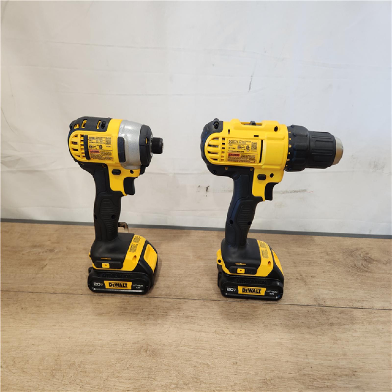 AS-IS- DEWALT 20V MAX Cordless Drill/Impact 2 Tool Combo Kit